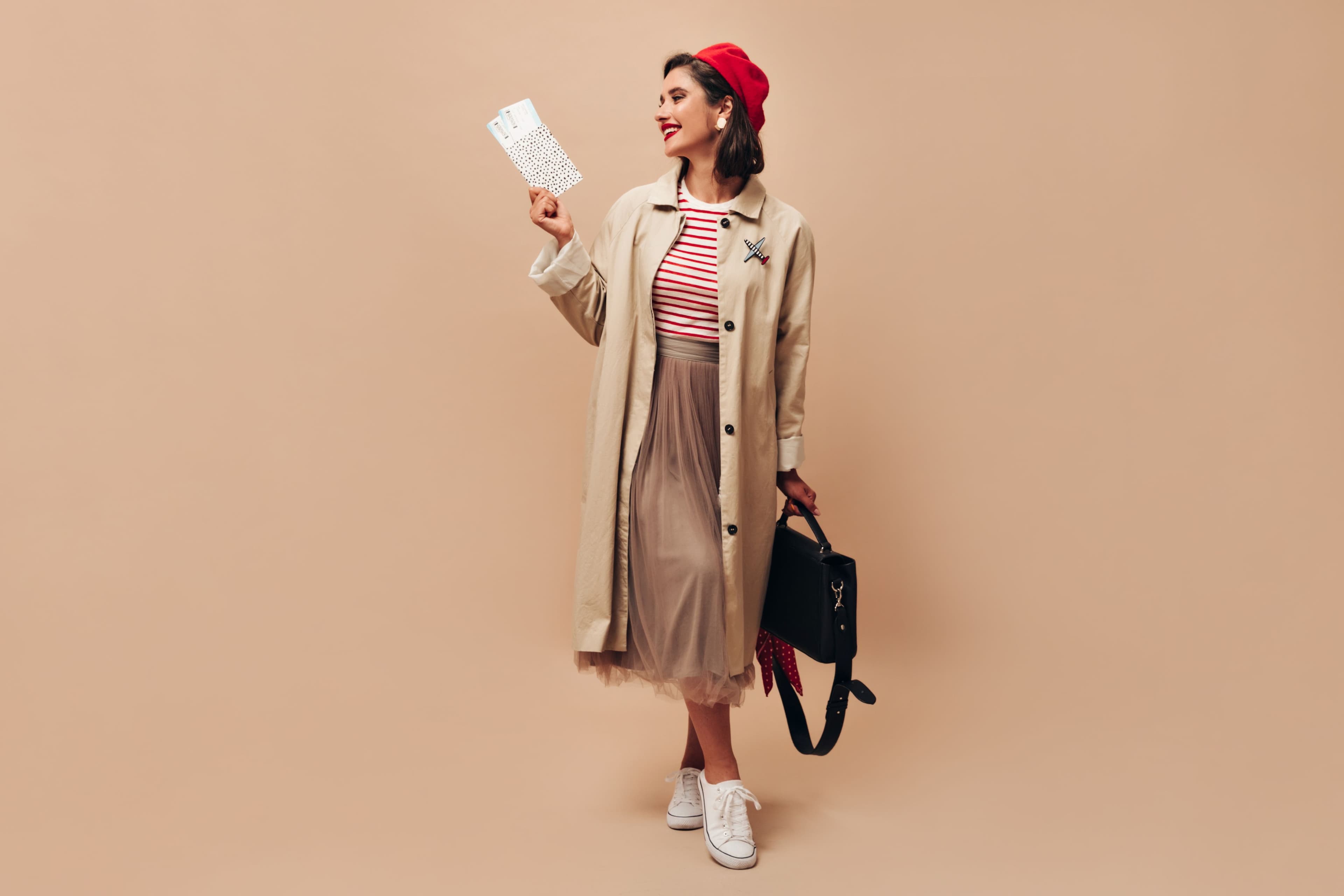 traveler in a rented local fit
